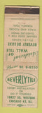 Matchbook Cover - Beverly Tile Chicago IL WORN