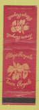 Matchbook Cover - Town Royale Plaza Royale Restaurant Kansas City MO WEAR