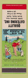 Matchbook Cover - Quality Catering South Gate CA hillbilly