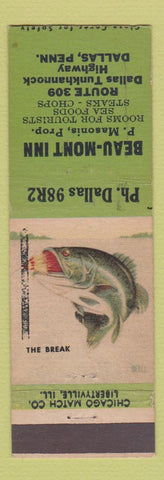 Matchbook Cover - Beau Mont Inn Dallas PA