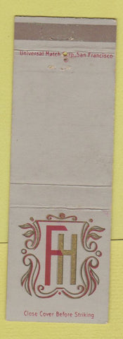 Matchbook Cover - Fielding Hotel San Francisco?