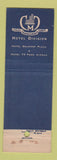 Matchbook Cover - Hotel Belmont Plaza New York City