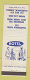 Matchbook Cover - Claresholm Hotel AB