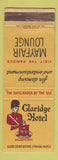 Matchbook Cover - Claridge Hotel Atlantic City NJ WEAR