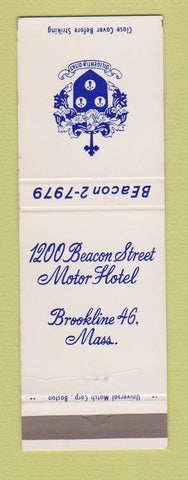 Matchbook Cover - 1200 Beacon Street Motor Hotel Brookline MA