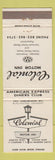 Matchbook Cover - Colonial Motor Inn Burlington VT