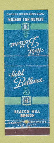 Matchbook Cover - Hotel Bellevue Beacon Hill Boston MA