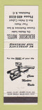 Matchbook Cover - Beachishde Motel Penticton BC