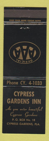 Matchbook Cover - Cypress Gardens Inn FL