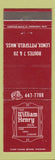Matchbook Cover - William Henry Inn Lenox Pittsfield MA