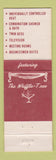 Matchbook Cover - William Henry Inn Lenox Pittsfield MA