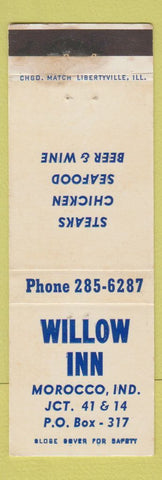 Matchbook Cover - Willow Inn Morocco IN