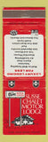 Matchbook Cover - Susse Chalet Motor Lodge CHAIN