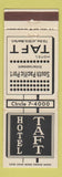 Matchbook Cover - Hotel Taft New York City South Pacific Port