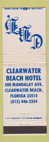 Matchbook Cover - Clearwater Beach Hotel FL