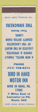 Matchbook Cover - Bird in Hand Motor Inn PA