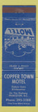 Matchbook Cover - Copper Town Motel Princeton BC