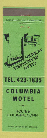 Matchbook Cover - Columbia Motel CT