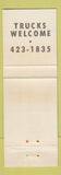 Matchbook Cover - Columbia Motel CT
