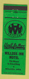 Matchbook Cover - Willcox Inn Motel AZ