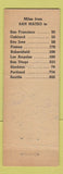 Matchbook Cover - Hotel Benjamin Franklin San Mateo CA ADVANCE