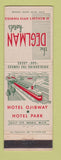 Matchbook Cover - Deglman Hotels Sault Ste Marie MI