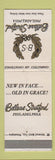 Matchbook Cover - Bellevue Stratford Hotel Philadelphia PA