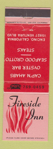 Matchbook Cover - Fireside Inn Encino CA
