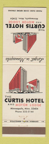Matchbook Cover - Curtis Hotel Motor Lodge Minneapolis MN