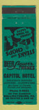 Matchbook Cover - Capitol Hotel Hollidaysburg PA WEAR