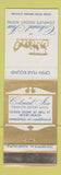 Matchbook Cover - Colonial Inn Resort Miami Beach FL WEAR