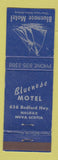 Matchbook Cover - Bluenose Motel Halifax NS