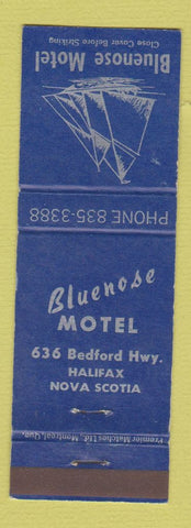 Matchbook Cover - Bluenose Motel Halifax NS