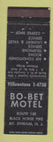 Matchbook Cover - Bo Bet Motel Mount Ephraim NJ #1