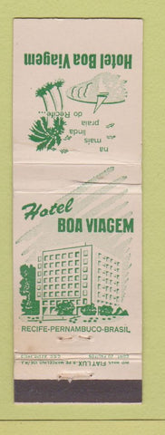 Matchbook Cover - Hotel Boa ViagemREcife Pernambuco Brazil