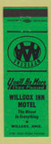 Matchbook Cover - Willcox Inn Motel AZ