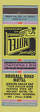 Matchbook Cover - Dougall Road Motel Windsor ON