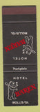 Matchbook Cover - Hotel Baren Parkplatz Switzerland?