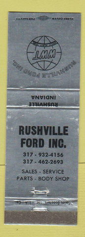 Matchbook Cover - Fushville Ford Rushville IN