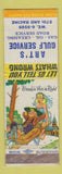 Matchbook Cover - Art's Gulf oil gas hillbilly Chicago IL WEAR