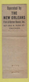 Matchbook Cover - The Pub Restaurant Chicago IL