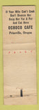 Matchbook Cover - Ochoco Cafe Prineville OR WORN