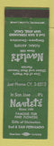 Matchbook Cover - Navlet's Flowers San Jose CA