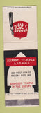 Matchbook Cover - Shriners Temple Kansas City MO Ararat  WEAR