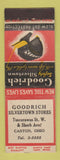 Matchbook Cover - Goodrich Tires Canton OH ART QUALITY MATCH