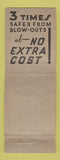 Matchbook Cover - Goodrich Tires Canton OH ART QUALITY MATCH