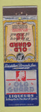Matchbook Cover - Old Guard Liquors WEAR