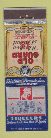 Matchbook Cover - Old Guard Liquors WEAR