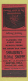 Matchbook Cover - Shraiberg's Floral Shoppe Denver Colorado
