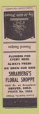 Matchbook Cover - Shraiberg's Floral Shoppe Denver Colorado
